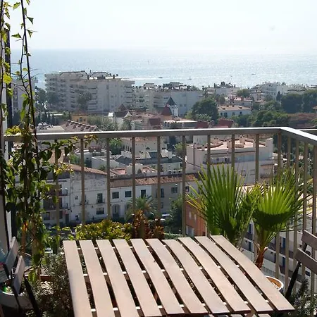Ferienwohnung Sea Views Penthouse Sitges Zimmer foto