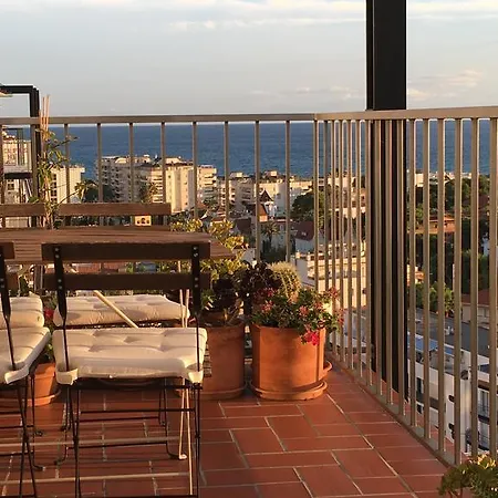 Ferienwohnung Sea Views Penthouse Sitges Exterior foto